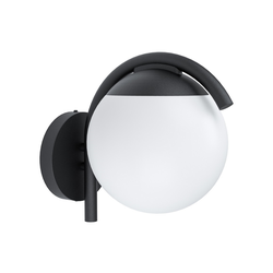 Eglo Prata vecchia  spoljna zidna lampa/1, e27, 28w, ip44, pocinčani čelik/plastika/crna