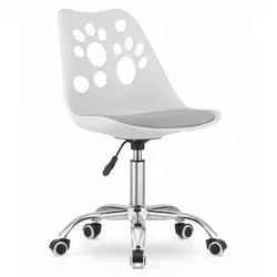 ModernHome Chair Print Vhite and Grei