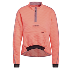 adidas Terrex Sportska sweater majica, koraljna / bordo