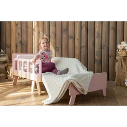 Furnitura MONTESSORI POSTELJA GROW (več barv)-Natur
