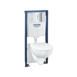 Grohe straniščna školjka set Solido 5in1 w.ceramic WC 3-6l 1 13m Slim, 39902000