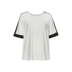 VIVANCE Majica črna/bela
