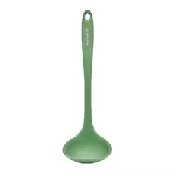 Silicone ladle, 29 cm, Green - Kitchen Craft