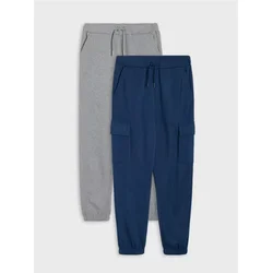 Sinsay - Cargo jogger trenerka 2 pack - plava