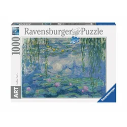 Puzzle 1000 kosov - Monet Vodna lilija