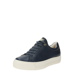 Paul Green Men's Casual Trainers - Low Top Lace-Up Leather Sneakers With Platform Sole, Comfortable Street Shoes