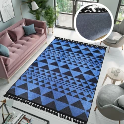 ARMONIA Tepih 160cm x 230cm Trougao, Plavi