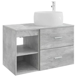 Set namještaja za kupaonicu 2 pcs Betonska siva