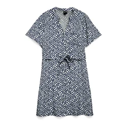 VERO MODA Dolga srajca VMJOSIE  bež / marine