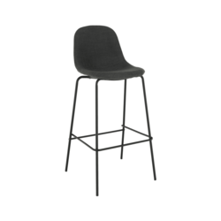 eoshop Barski stol, temno siva tkanina/kovina, MARIOLA 2 NOVO