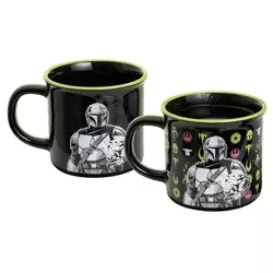 Šolja Paladone Star Wars - Mandalorian And Grogu - Heat Change Mug