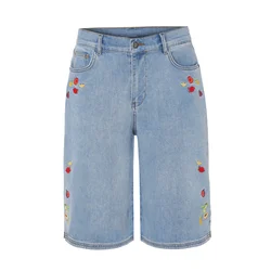 TATUUM Kavbojke Lene moder denim / rdeča