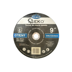 GEKO Rezalna plošča za kovine 230 mm x 1,6 mm x 22 mm