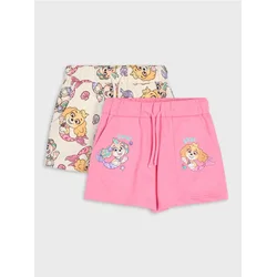 Sinsay - Pamučne kratke pantalone sa printom 2 pack PAW Patrol - šareno