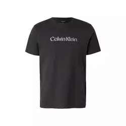 Calvin Klein Majica  grafit / črna / bela