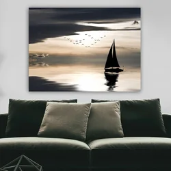 Wallity Dekorativna slika na platnu, 70x100cm, Šarena