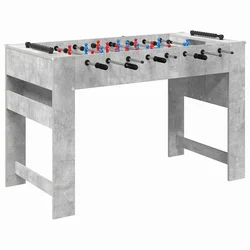 Fuzbal Stol Betonsko Siva 125 x 60,5 x 80 cm Konstruirano drvo