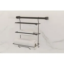 Hermia Organizator za kuhinju, 30 x 19 x 28 cm, 100% Metal, Crni