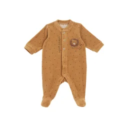 Chicco Pajac/bodi čokolada/sepija/črna