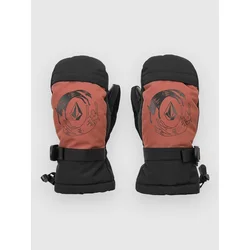 Volcom Day Saver Kids Mittens henna