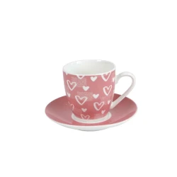 Sigma Set šoljica za kafu JH-ZL-160-045, 160ml, 6 komada, Roze