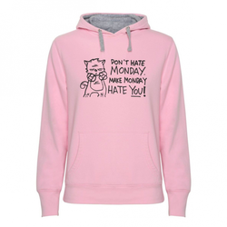 Hoodie womens Dont hate monday