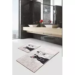 Lessentiel Maison Set 2 prostirke za kupatilo Šareni