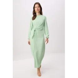Trendyol Modest Ženska haljina Tctss25Eb00129, Zelena