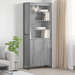 Visoki ormari Siva Sonoma 79 x 36 x 200 cm Konstruirano drvo