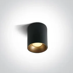 NADGRADNA OKRUGLA SVJETIJKA CRNA 12W LED WW IP20