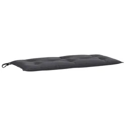 Jastuci za vrtnu klupu prošarano antracit 100x50x7 cm tkanina