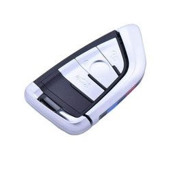 CAR 888 ACCESSORIES Kućište oklop ključa 3 dugmeta za Bmw crno-sivo