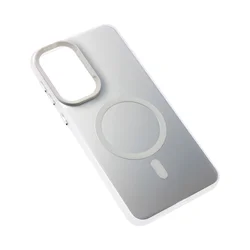 Maska za Samsung Galaxy A57 5G A576B Magsafe Clear, Srebrna