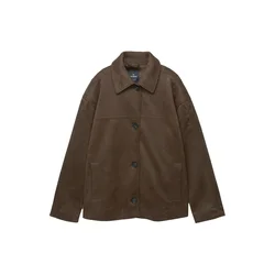Pull&Bear Prehodna jakna čokolada