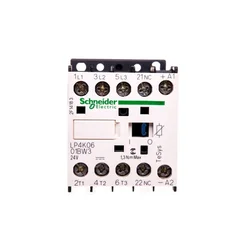 Schneider Močnostni kontaktor 6A 3P 24V DC 0Z 1R LP4K0601BW3