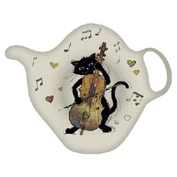 KROŽNIK ZA ČAJNO VREČKO, GLASBENIK VIOLONČELO