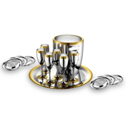 Zepter La Perle Set - Sa Zlatnom Dekoracijom