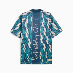 PUMA Manchester City Ftblstatement Retro Jersey Men, Marine Blue/Turquoise Surf