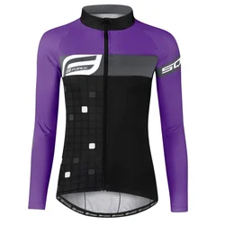 Force Dres square dugi rukav, crna-ljubičasta s ( 9001433-S )