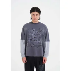 Ed Hardy Majica golobje modra