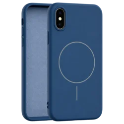 Velvet Touch MagSafe maska za iPhone X/XS – Plava