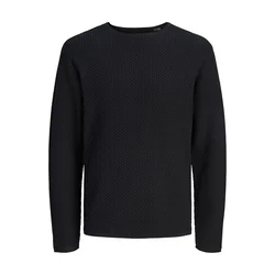 JACK & JONES Pulover JPRBLUMASON črna