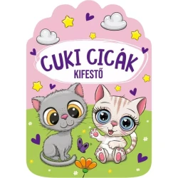 Prisrčne mačke pobarvanka - v madžarskem jeziku