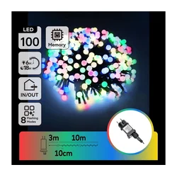 Aigostar - LED RGBY spoljašnja dekorativna girlanda 100xLED/3,6W/230V/8 funkcija 10m IP44