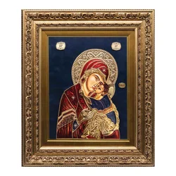 Ikona u ramu Presveta Bogorodica Umiljenje, 425x500x45 mm