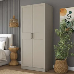Hanah Home BA291 ormar 90 × 210 × 57,5 cm, peščana
