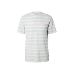 INDICODE JEANS Majica Scotland svetlo modra/bela