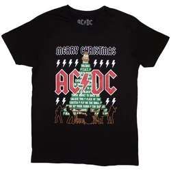 AC/DC Majica Merry Christmas Unisex Black S