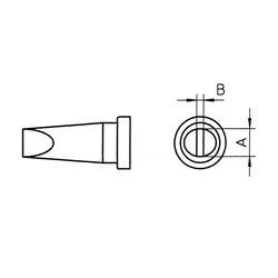 Vrh Weller LT-B HPB, 2.4mm