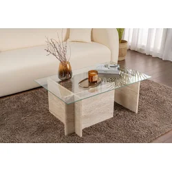 Hanah Home Klub sto Vetrino, 105x65x40cm, Bež